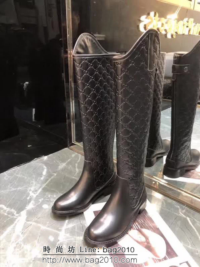 GUCCI古馳 獨家最新單品 高端時尚 軟牛皮長靴 QZS1362